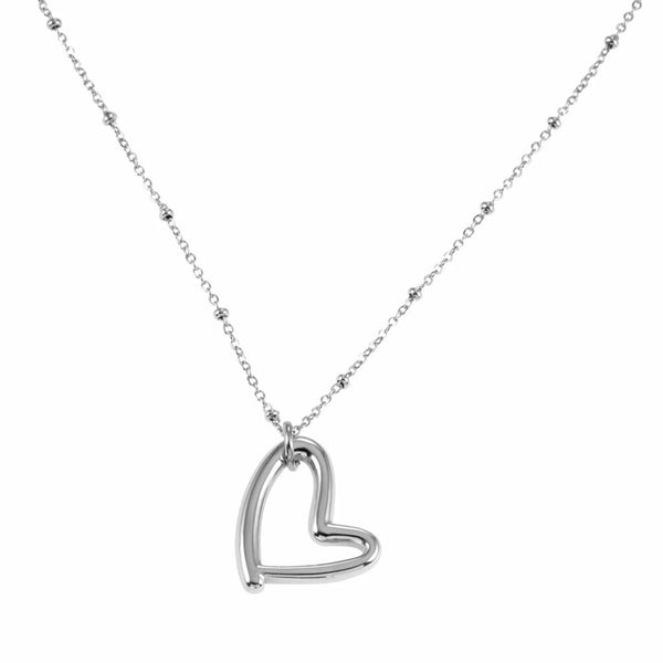 Hackney Nine 'Smitten' Abstract Heart Pendant Necklace