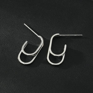 Hackney Nine 'St Simon' Double Hoop Studs