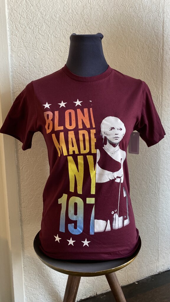 Blondie NY Maroon Band Tee