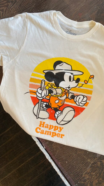 Disney Mickey Camping Graphic Tee