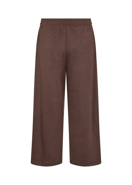 Soyaconcept 'Banu' Drawstring Waist Cropped Pant - Hot Fudge