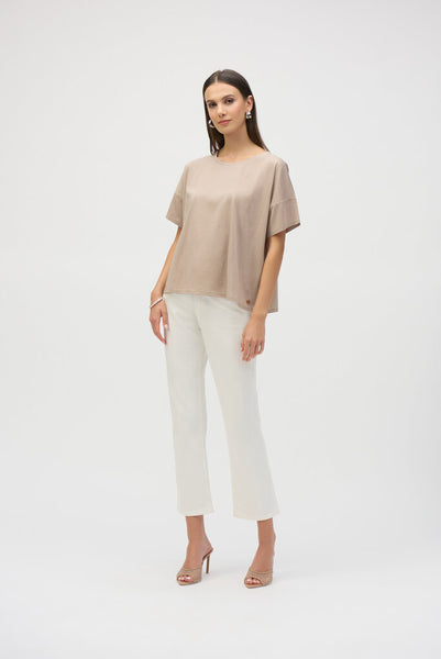 Joseph Ribkoff 252900 Organic Cotton Boxy Tee