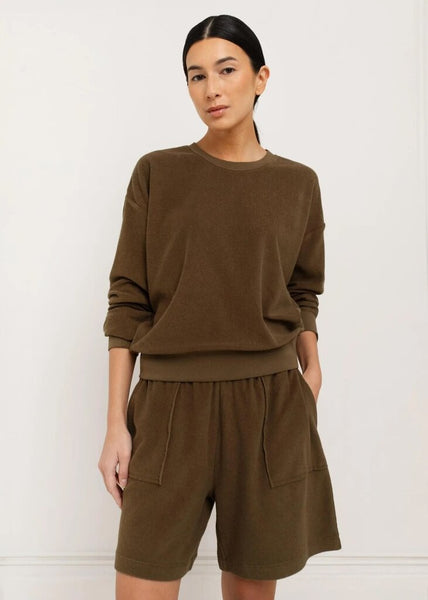 Paper Label 'Tommy' Terry Towel Shorts