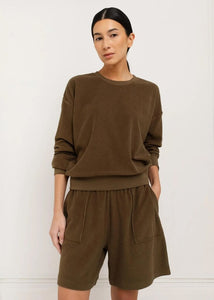 Paper Label 'Sasha' Terry Towel Sweatshirt