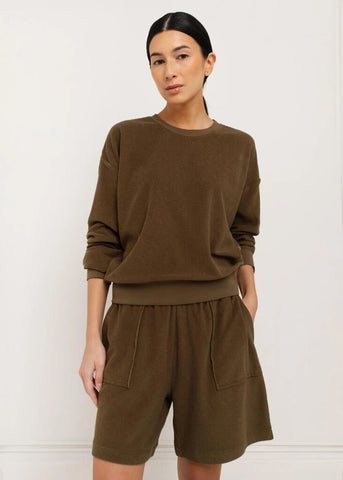 Paper Label 'Sasha' Terry Towel Sweatshirt