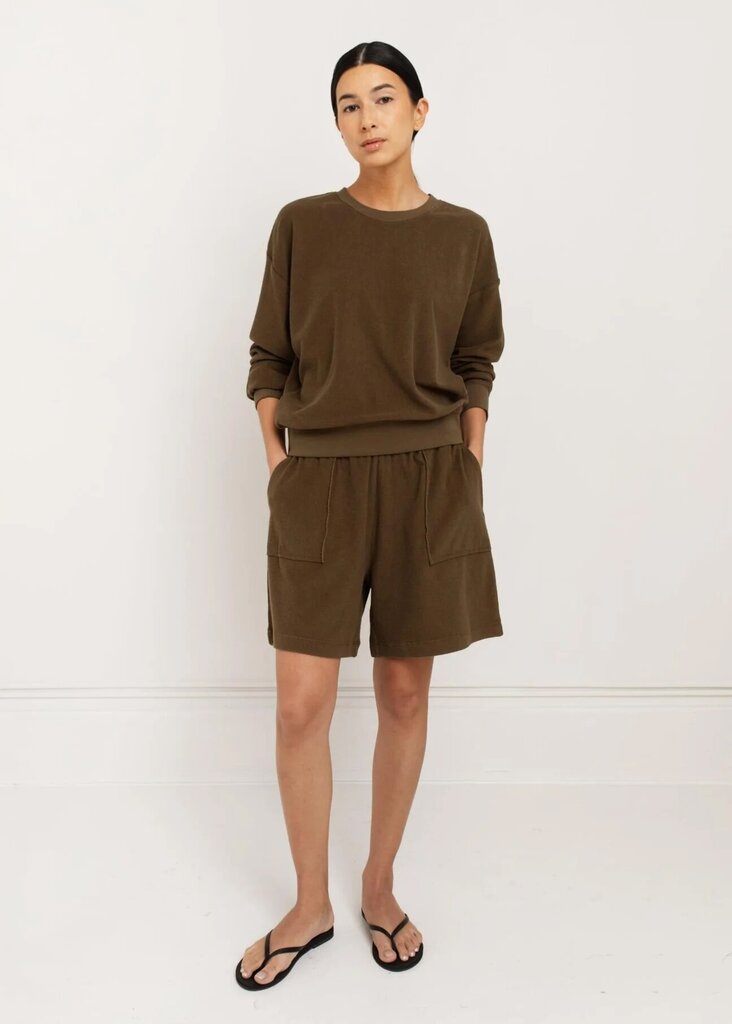 Paper Label 'Tommy' Terry Towel Shorts