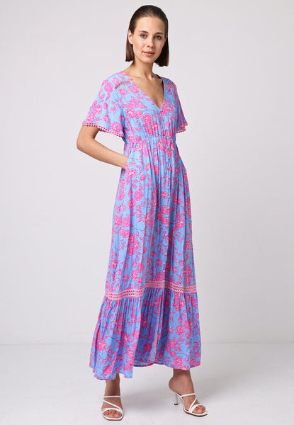 Angeleye 'Honeyberry' Floral Maxi Dress