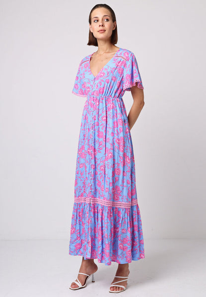 Angeleye 'Honeyberry' Floral Maxi Dress