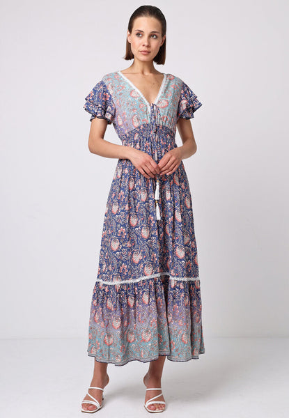 Angeleye 'Mangosteen' Boho Maxi Dress