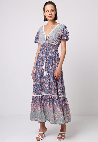 Angeleye 'Mangosteen' Boho Maxi Dress