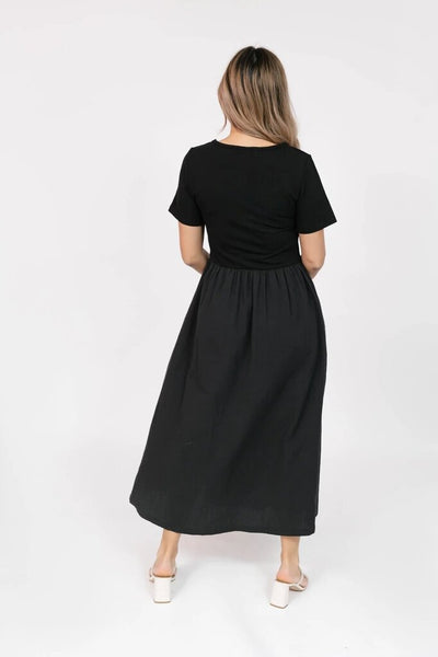Smash + Tess 'Andi' Midi Dress - Black