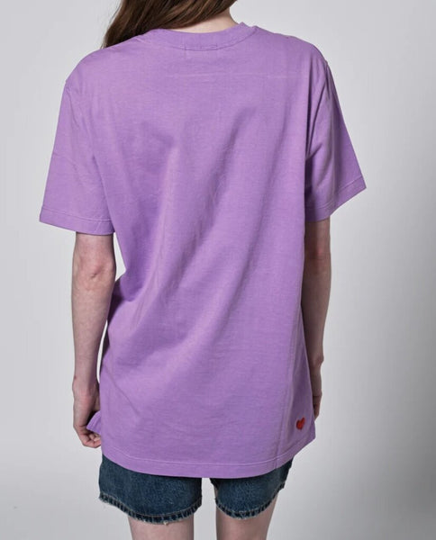 Preloved 'Tamara' Oversized Tee - Lilac