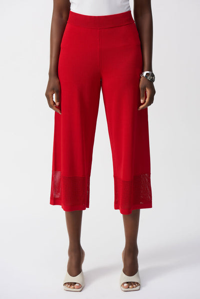 Joseph Ribkoff 251915 Pointelle Knit Culotte