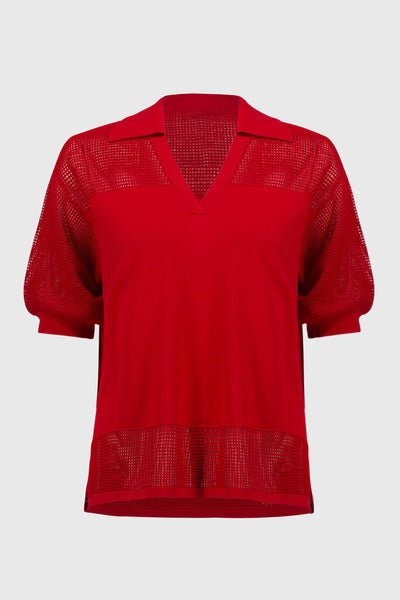 Joseph Ribkoff 251925 Pointelle Knit Top