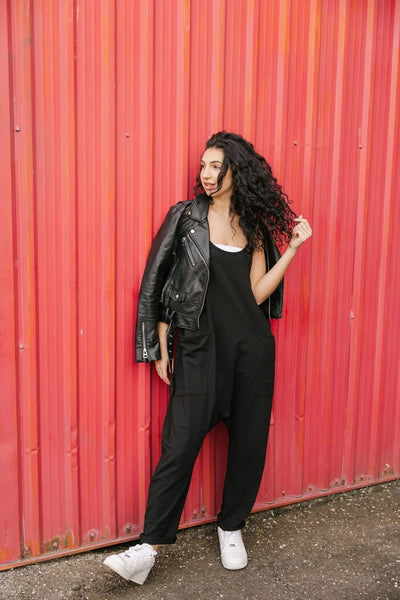 Smash + Tess 'Abigael' Romper - Black