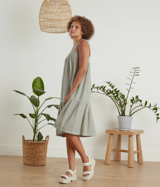 Known Supply 'Amarillo' Tiered Maxi Dress