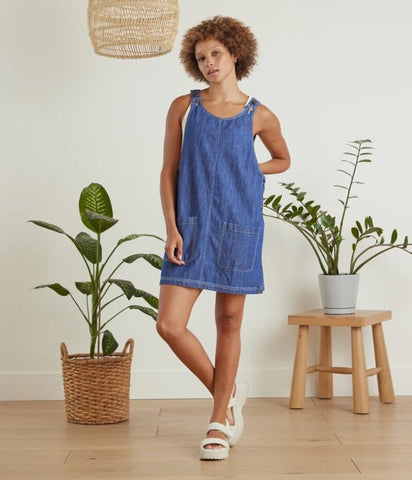 Known Supply 'Healer' Denim Jumper Dress