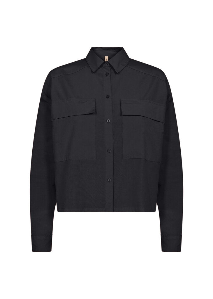 Soyaconcept 'Netti' Boxy Chest Pocket Shirt