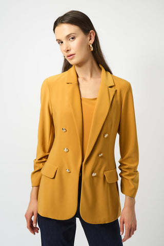 Joseph Ribkoff 253034 Silky Knit Gold Button Blazer