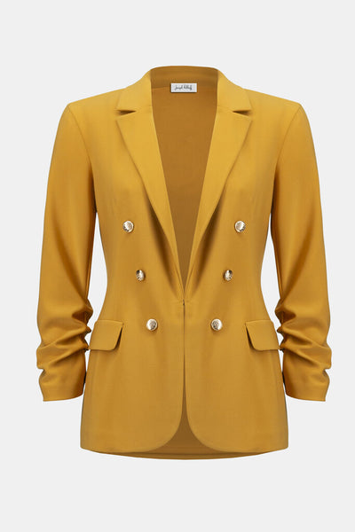 Joseph Ribkoff 253034 Silky Knit Gold Button Blazer