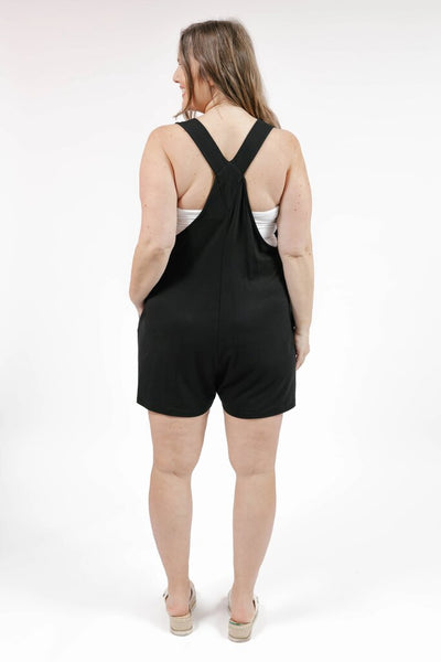 Smash + Tess 'Shorty' Romperalls - Black