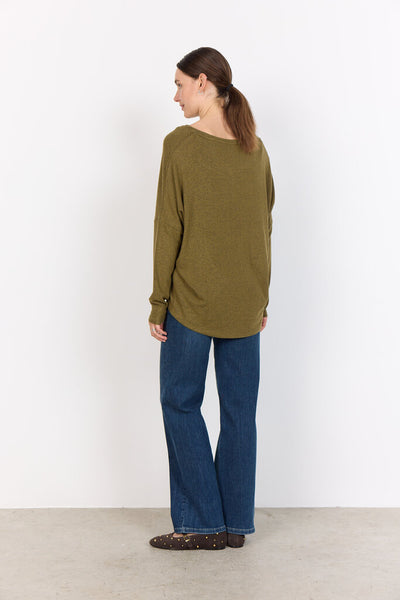 Soyaconcept 'Biara' Long Sleeve Top - Misty Olive