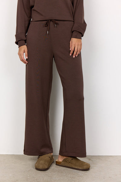 Soyaconcept Banu Wide Leg Pants - Hot Fudge