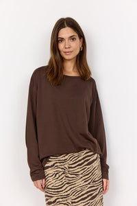 Soyaconcept 'Felucca' Top - Hot Fudge