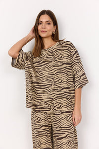 Soyaconcept 'Salome' Zebra Print Top