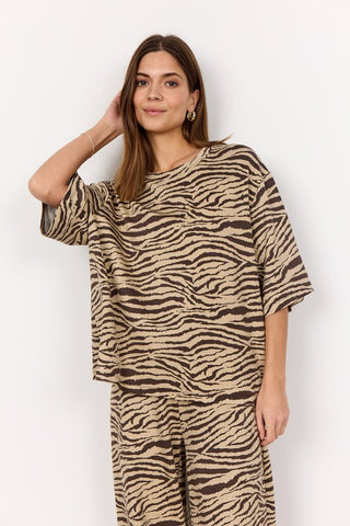 Soyaconcept 'Salome' Zebra Print Top