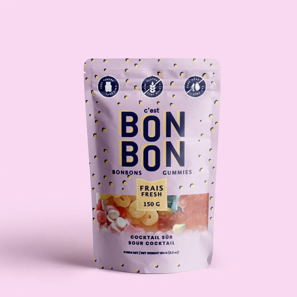 C'est BONBON Sour Cocktail Gummy Candies