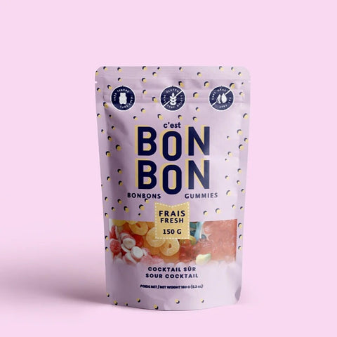 C'est BONBON Sour Cocktail Gummy Candies
