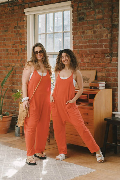 Smash + Tess 'Abigael' Romper - Chili