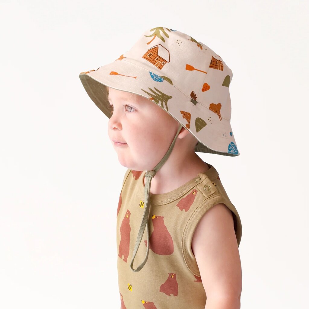 Parade Organics Reversible Cotton Bucket Hat - Canada Camper