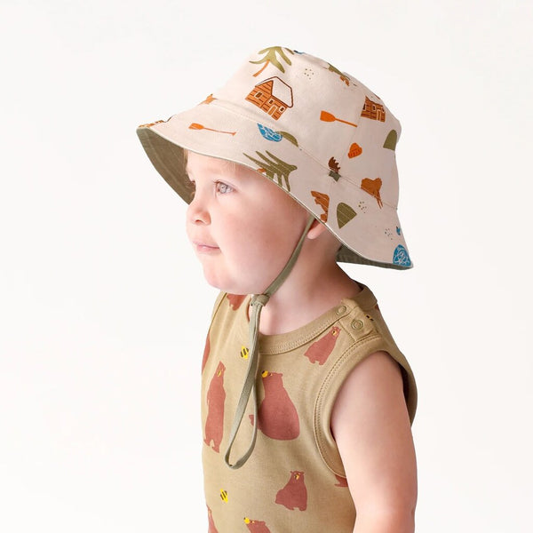 Parade Organics Reversible Cotton Bucket Hat - Canada Camper