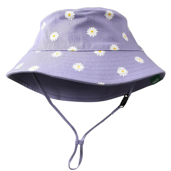 Parade Organics Reversible Cotton Bucket Hat - Daisies