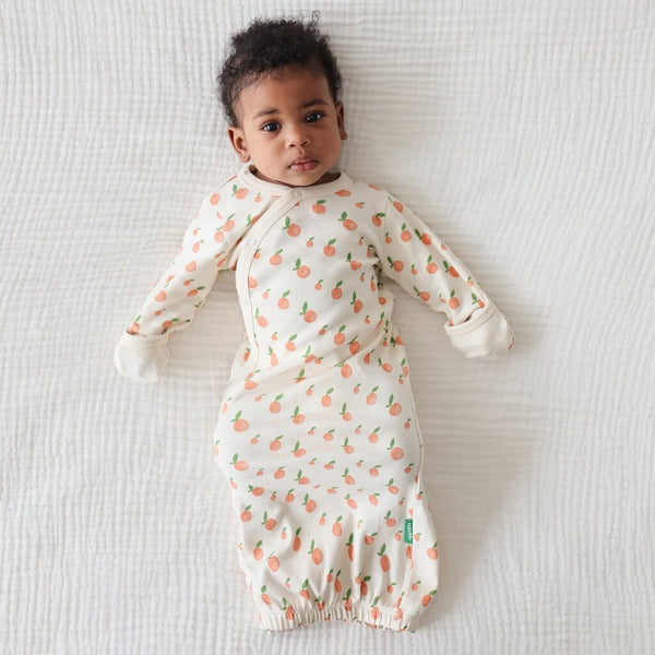 Parade Organics Cotton Baby Gown - Citrus