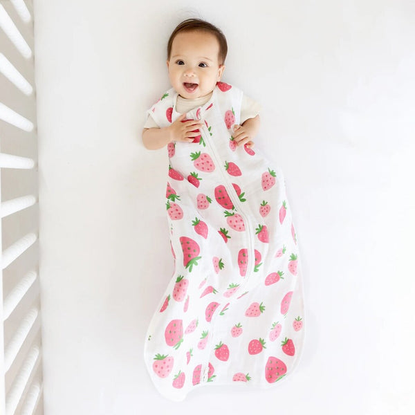 Parade Organics Cotton Sleep Sac - Strawberries