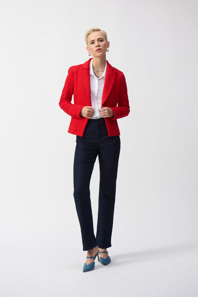 Joseph Ribkoff 'Brooke' Classic Bootcut Stretch Jeans - Dark Denim Blue