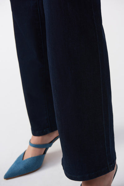 Joseph Ribkoff 'Brooke' Classic Bootcut Stretch Jeans - Dark Denim Blue