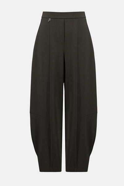 Joseph Ribkoff 253123 Barrel Leg Knit Pants - Avocado