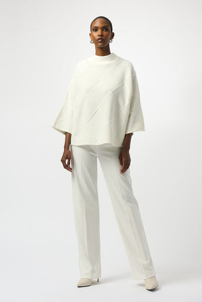 Joseph Ribkoff 253943 Textured Mock Neck Sweater