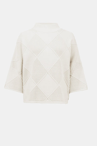 Joseph Ribkoff 253943 Textured Mock Neck Sweater