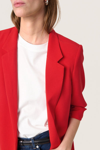 Soaked in Luxury 'Shirley' Blazer - Goji Berry