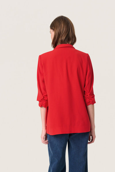 Soaked in Luxury 'Shirley' Blazer - Goji Berry