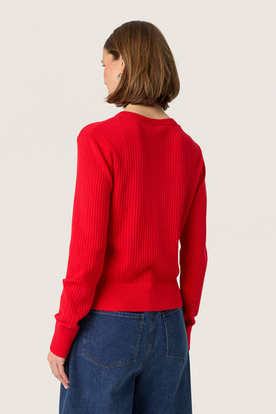 Soaked in Luxury 'Spina' Cardigan - Goji Berry