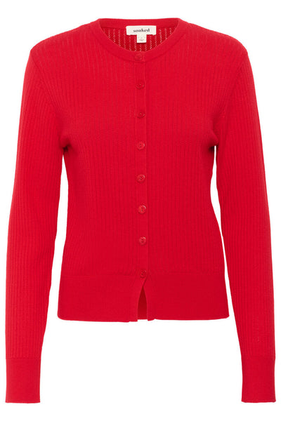 Soaked in Luxury 'Spina' Cardigan - Goji Berry