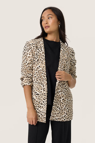 Soaked in Luxury 'Shirley' Blazer - Leopard Print