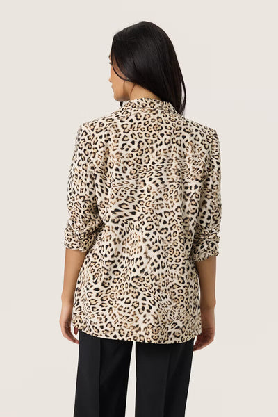Soaked in Luxury 'Shirley' Blazer - Leopard Print