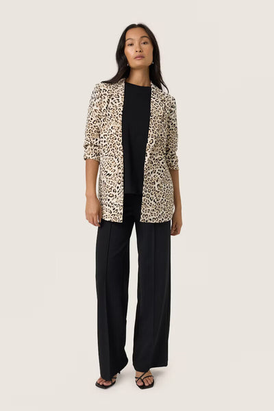 Soaked in Luxury 'Shirley' Blazer - Leopard Print
